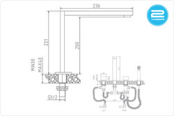 Novanta 4 Hole Design Tap